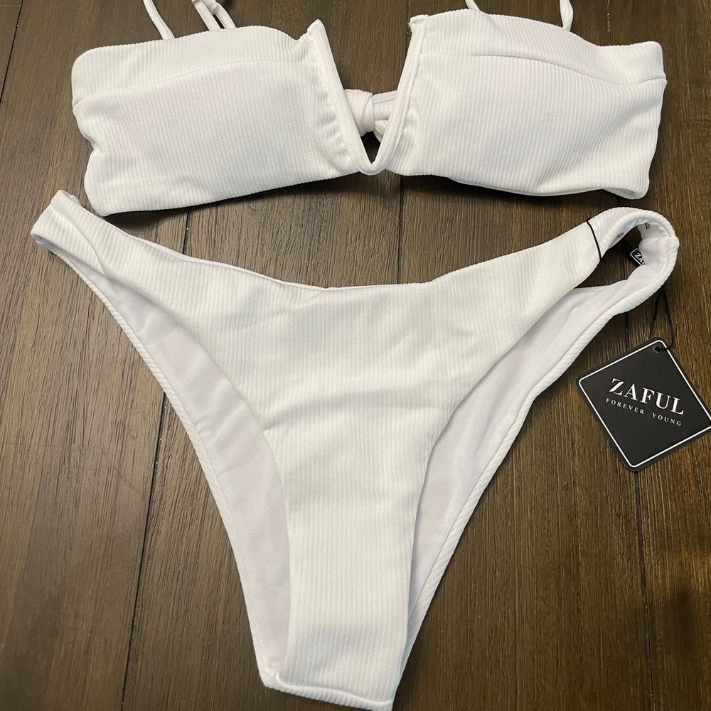 White bikini
